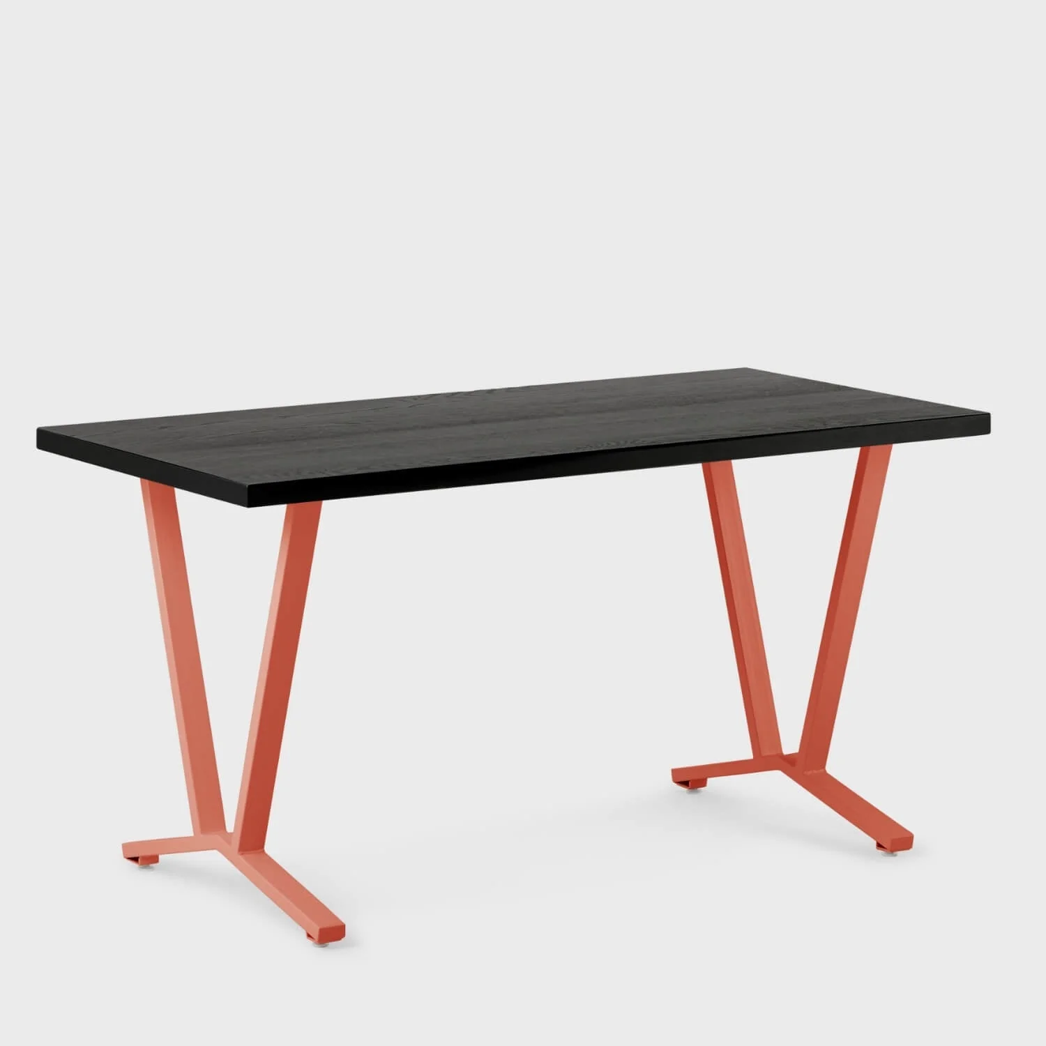 Elements Wood Top Flare Leg Desk - Image 11