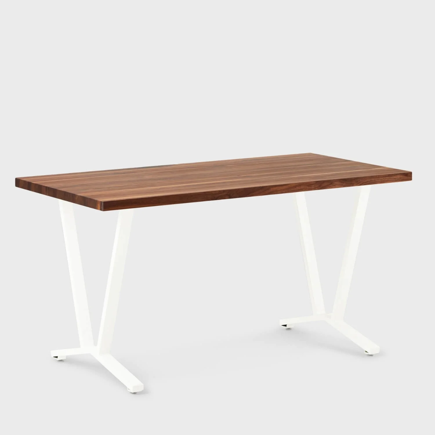 Elements Wood Top Flare Leg Desk - Image 15