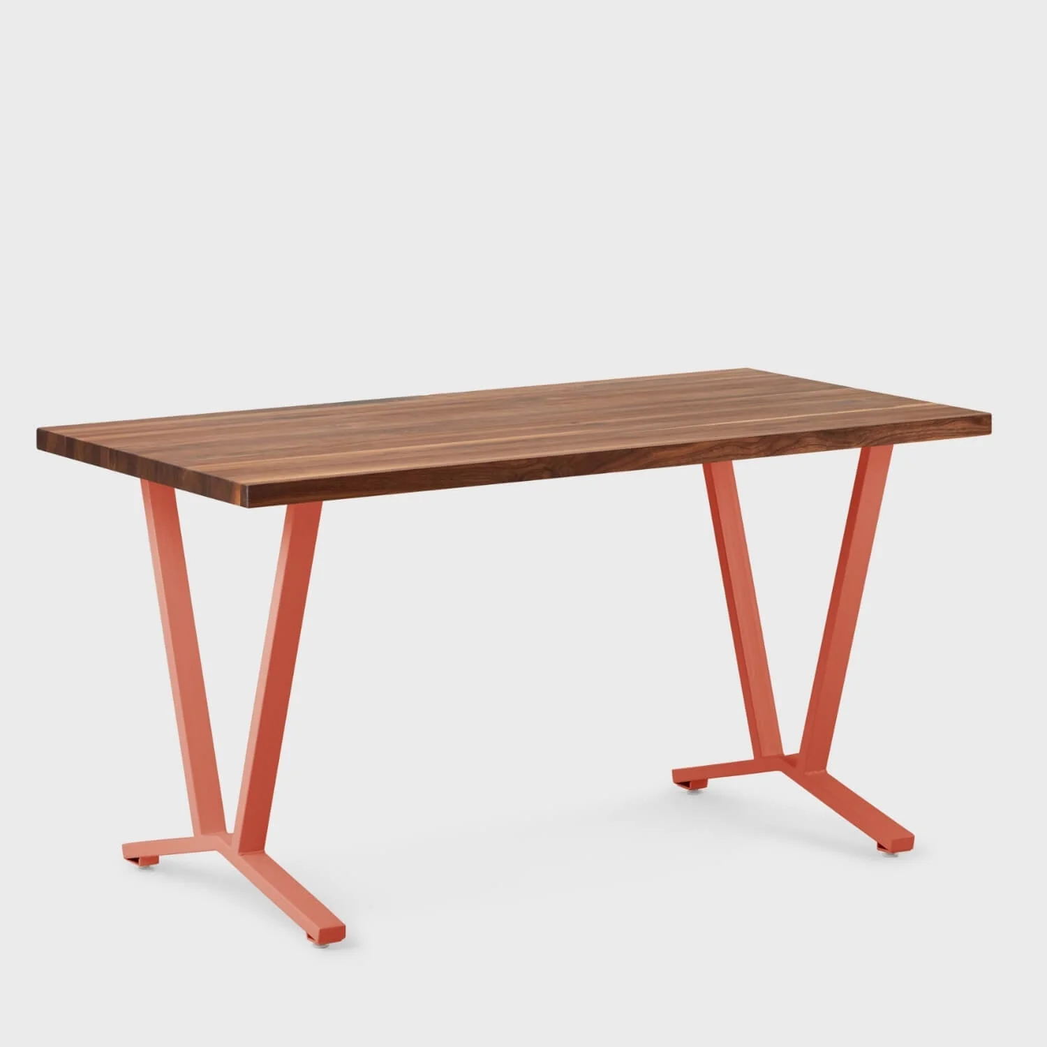 Elements Wood Top Flare Leg Desk - Image 17