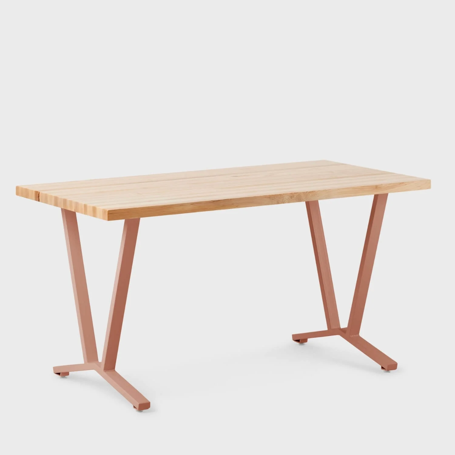 Elements Wood Top Flare Leg Desk - Image 22