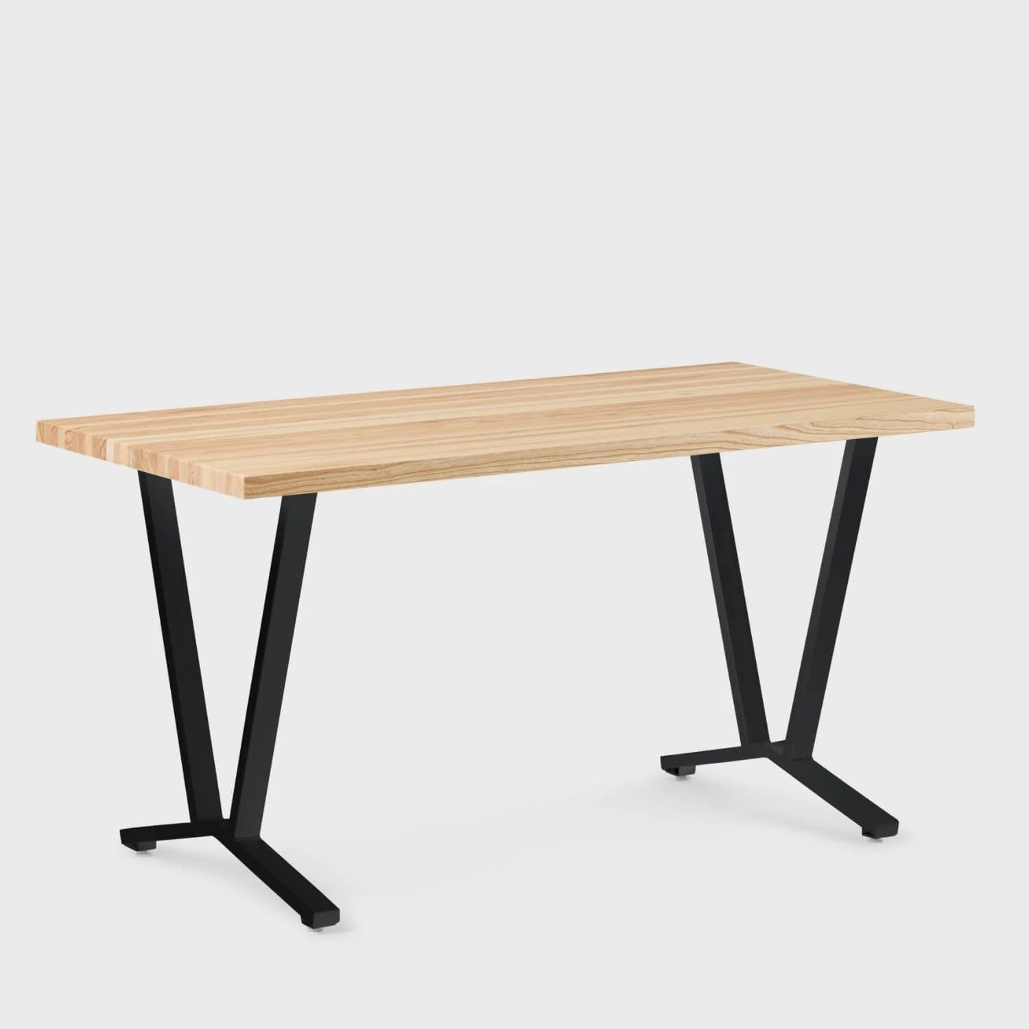 Elements Wood Top Flare Leg Desk - Image 32