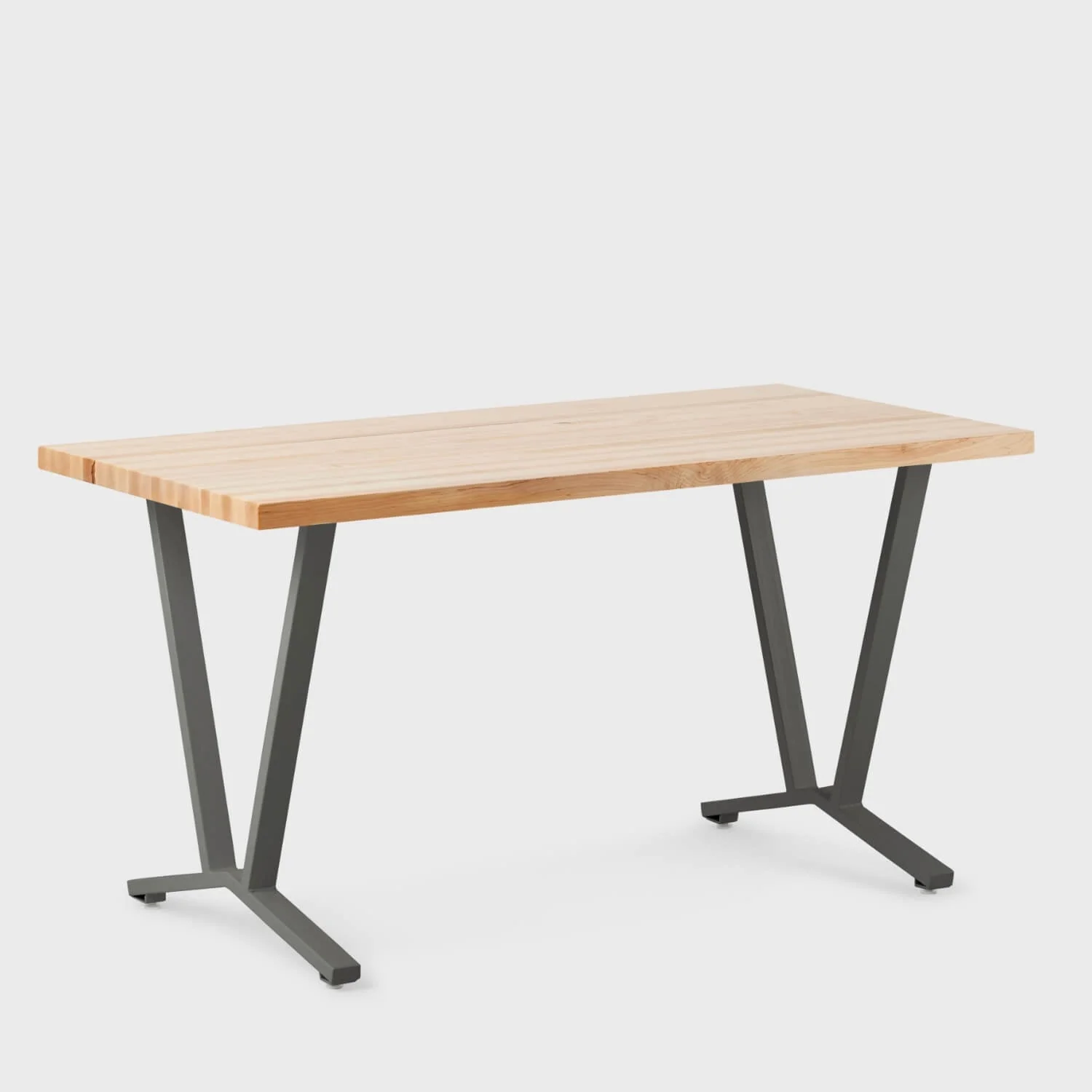 Elements Wood Top Flare Leg Desk - Image 55