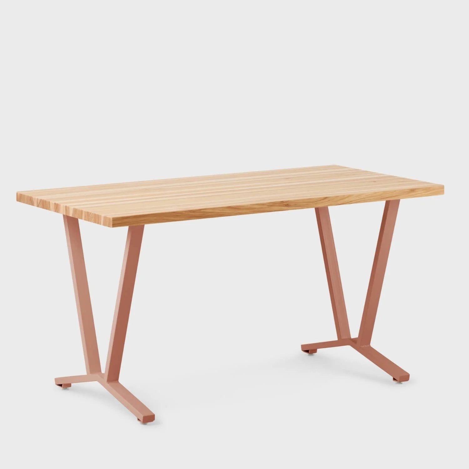 Elements Wood Top Flare Leg Desk - Image 58