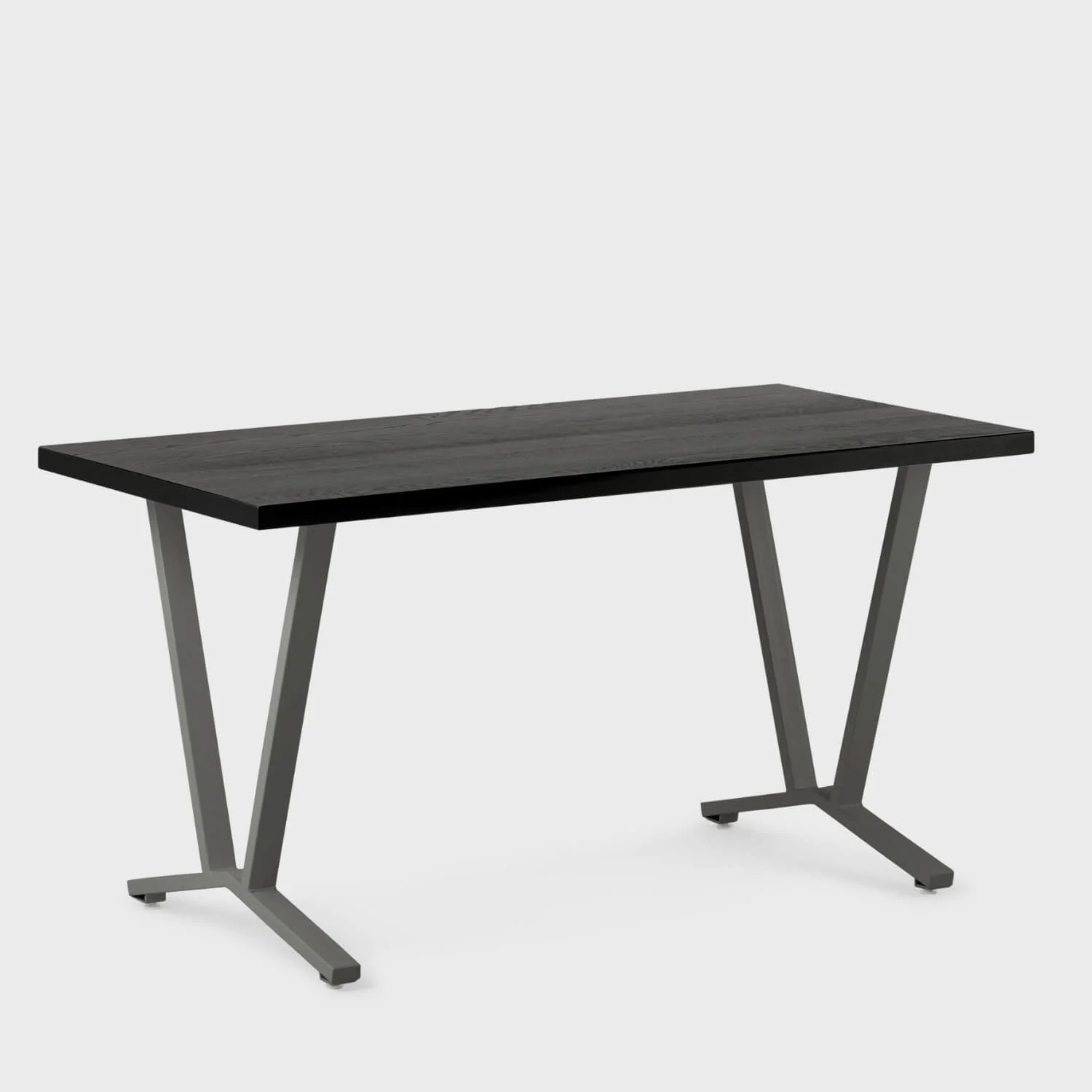 Elements Wood Top Flare Leg Desk - Image 11