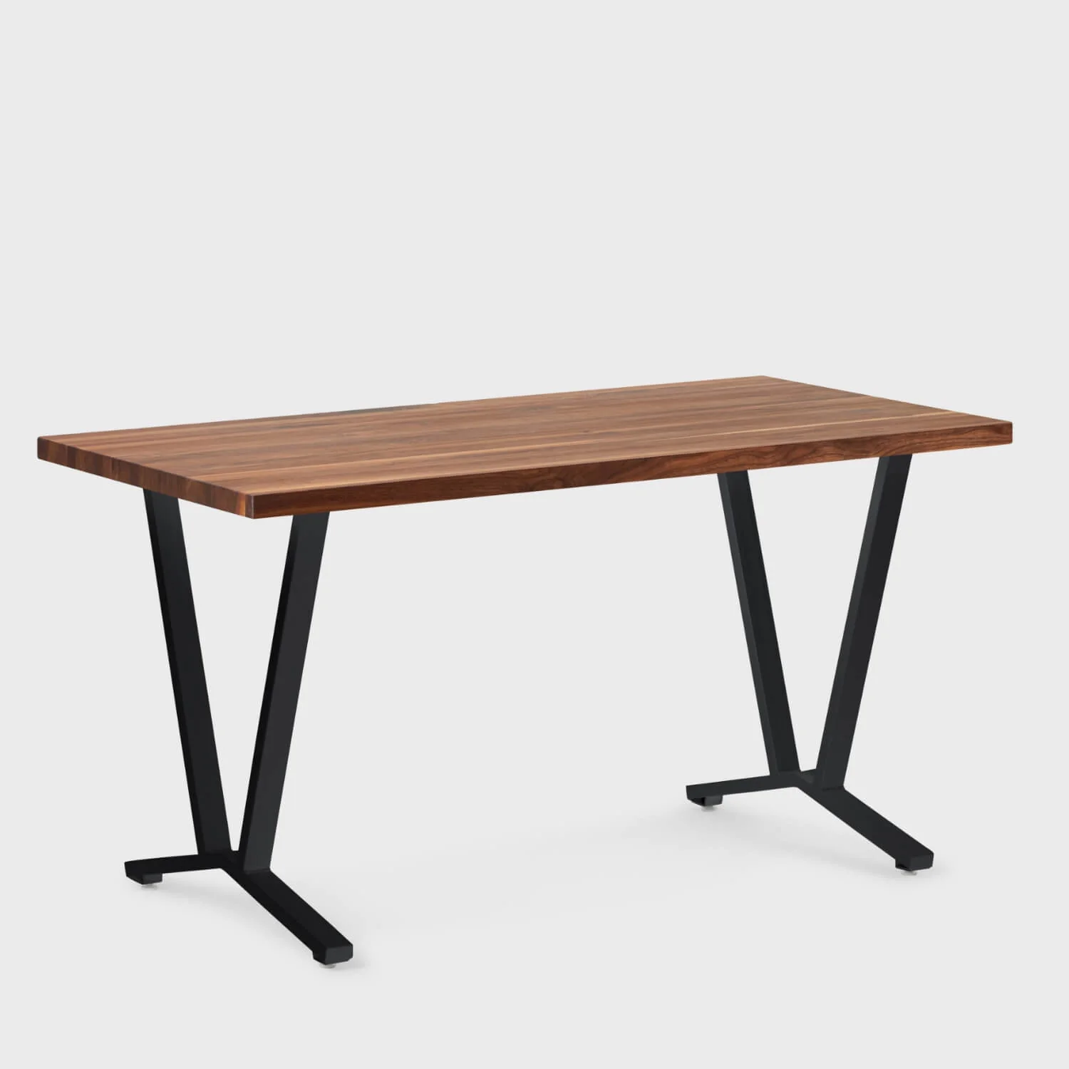 Elements Wood Top Flare Leg Desk - Image 12