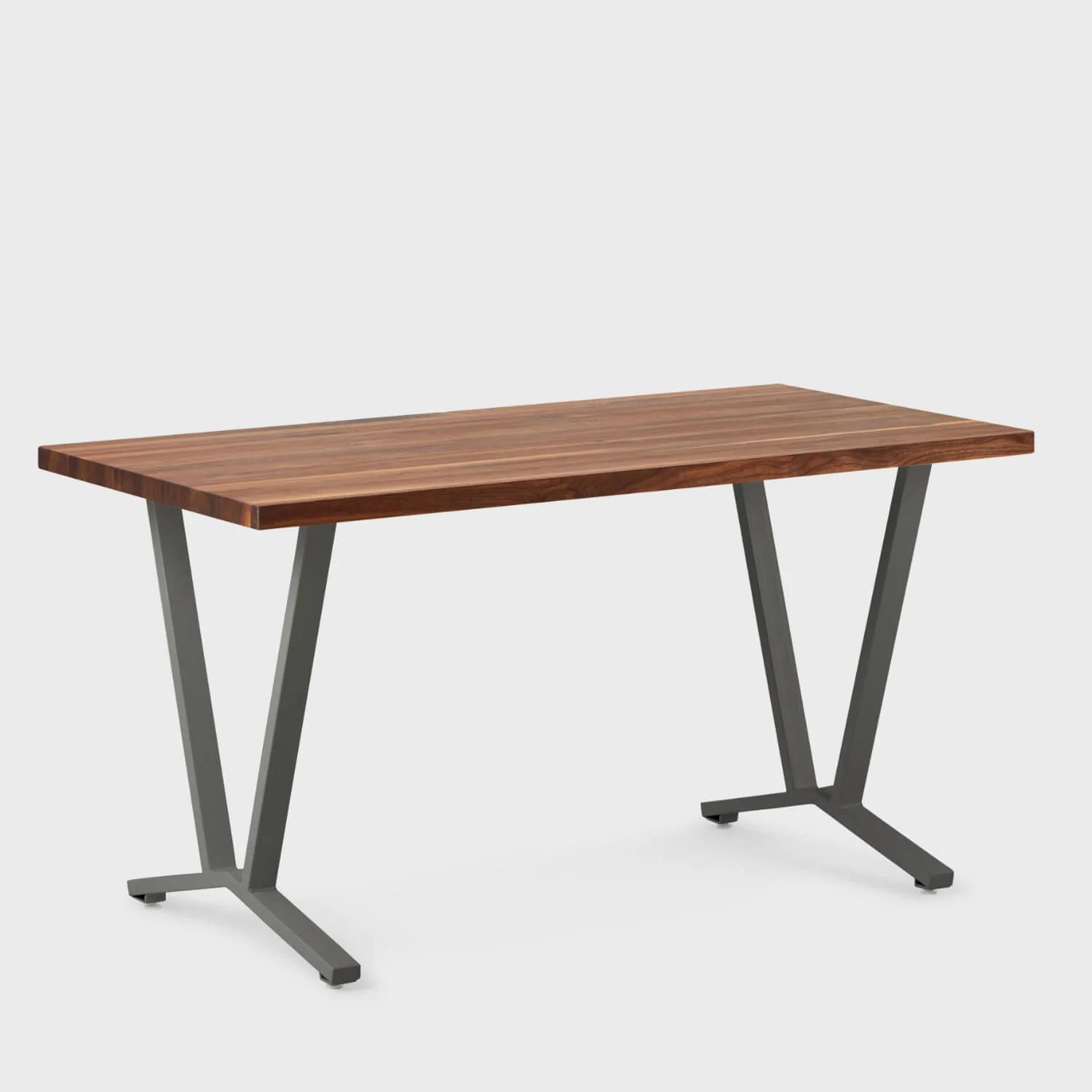 Elements Wood Top Flare Leg Desk - Image 15