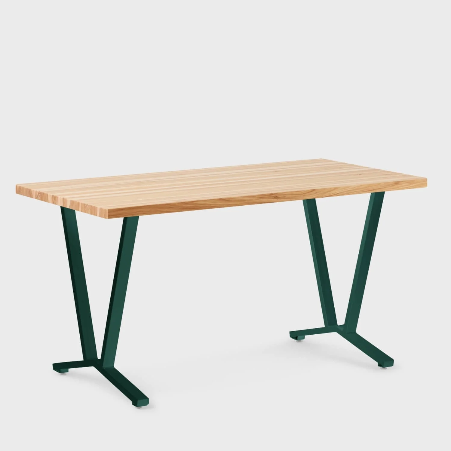 Elements Wood Top Flare Leg Desk - Image 24