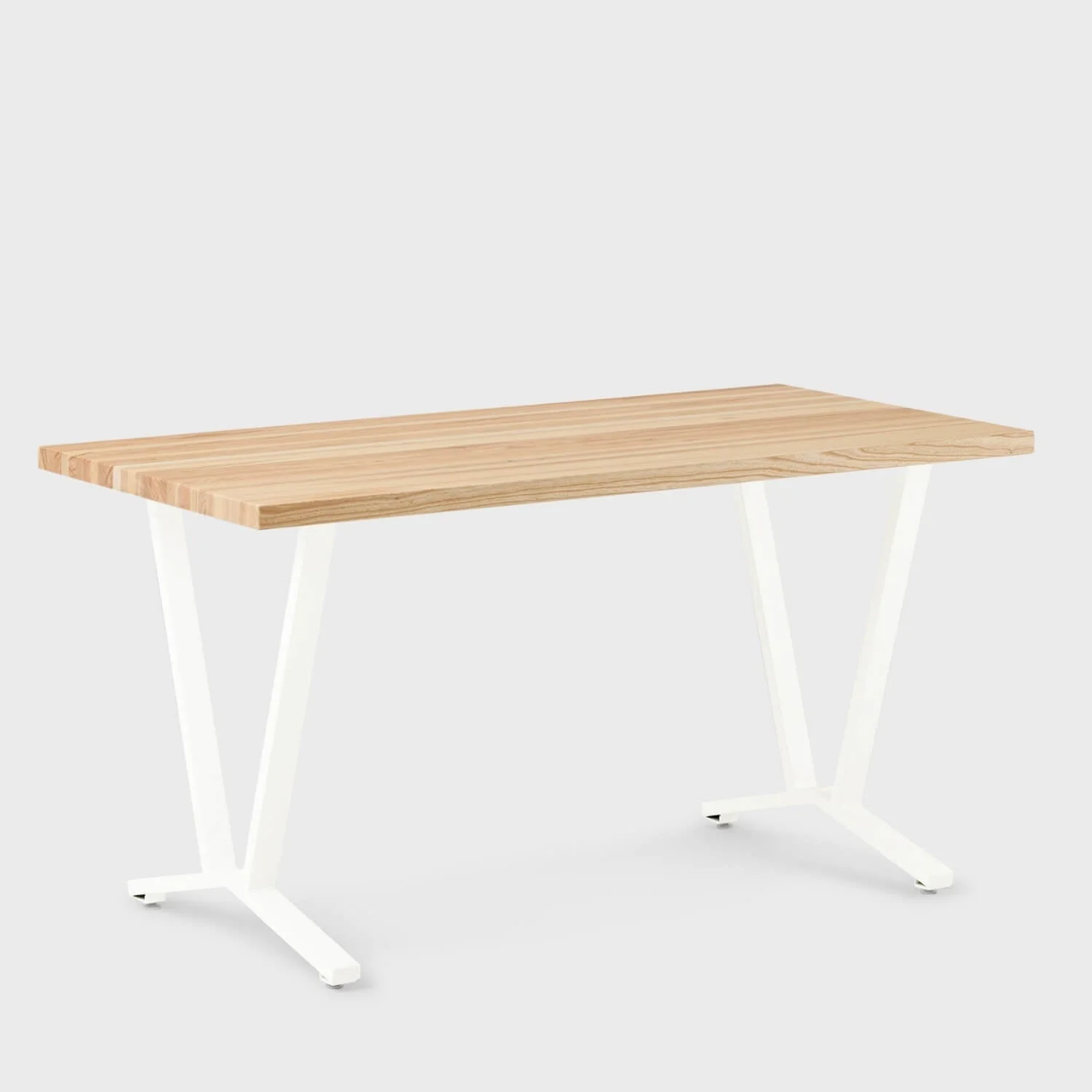 Elements Wood Top Flare Leg Desk - Image 27