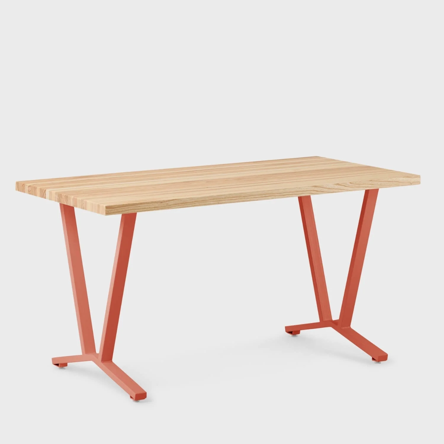 Elements Wood Top Flare Leg Desk - Image 28
