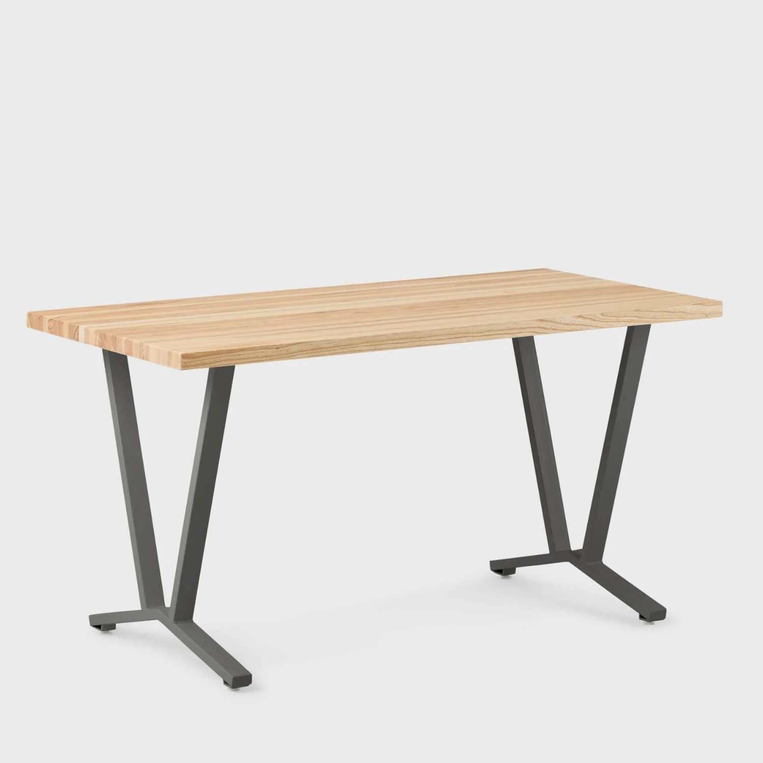 Elements Wood Top Flare Leg Desk - Image 30