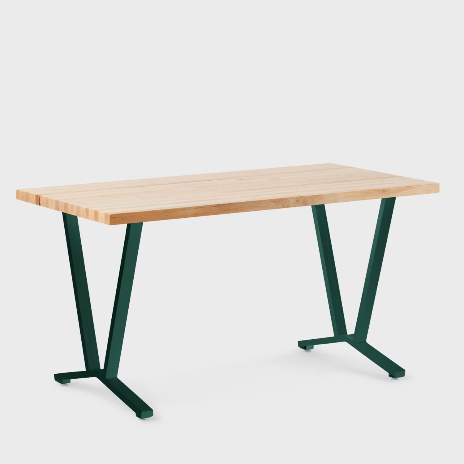 Elements Wood Top Flare Leg Desk - Image 44