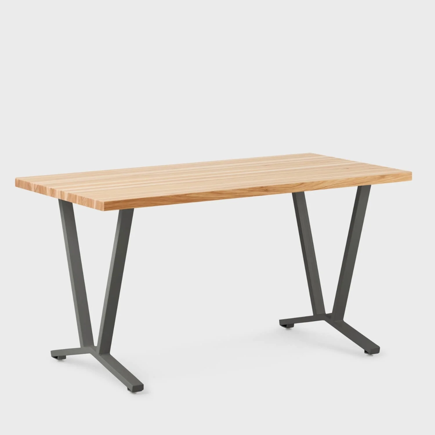 Elements Wood Top Flare Leg Desk - Image 50