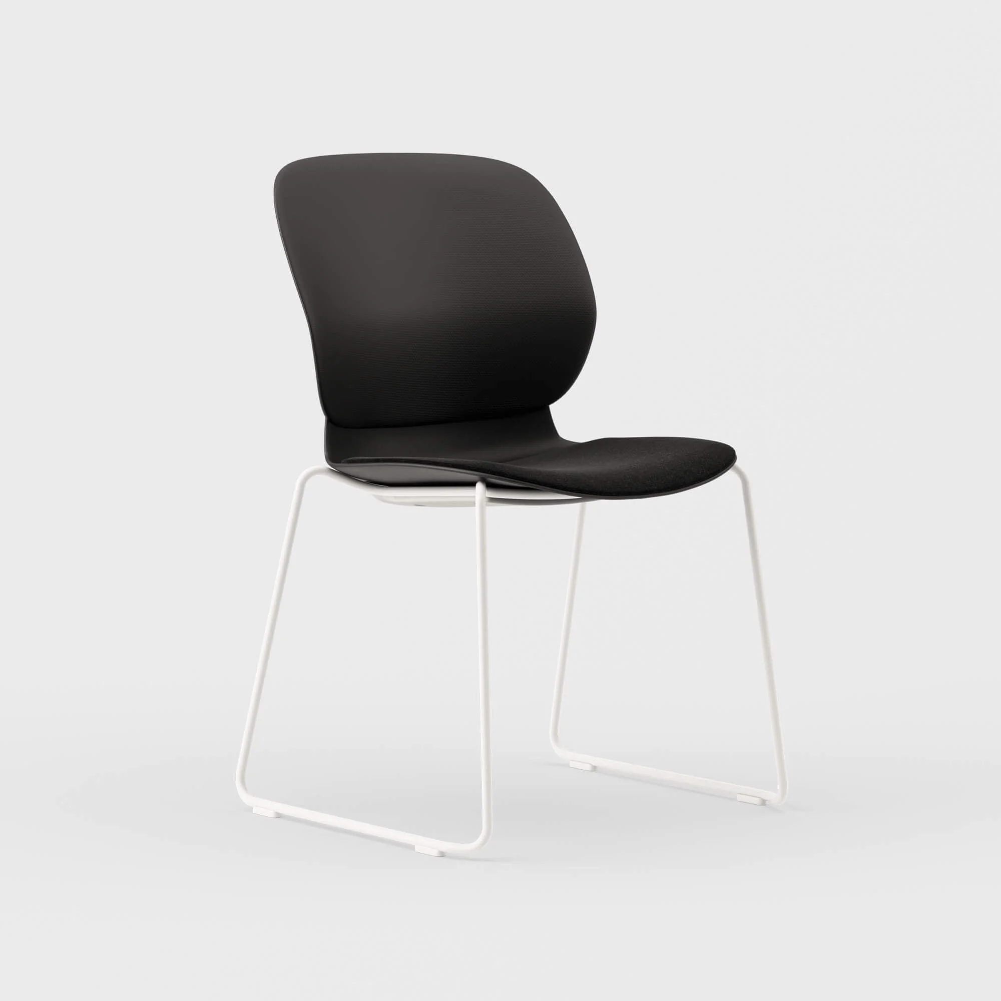 Maari Chair Sled Base with Upholstered Seat - Image 11