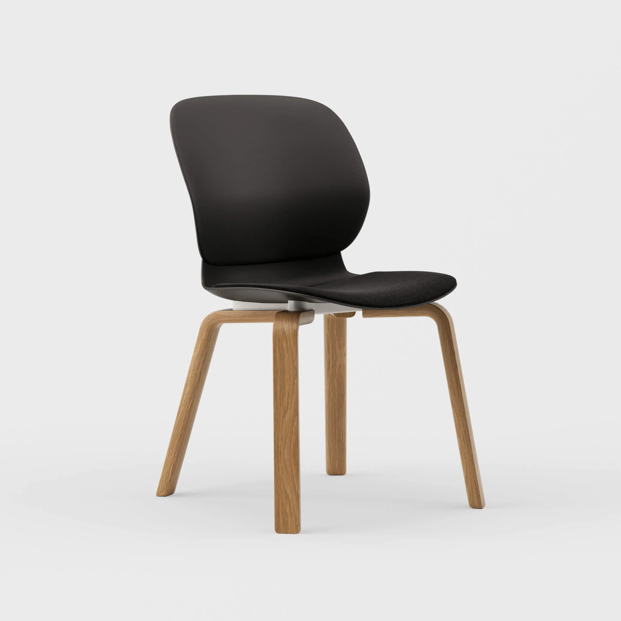 Maari Chair Wood Base with Upholstered Seat - Image 18