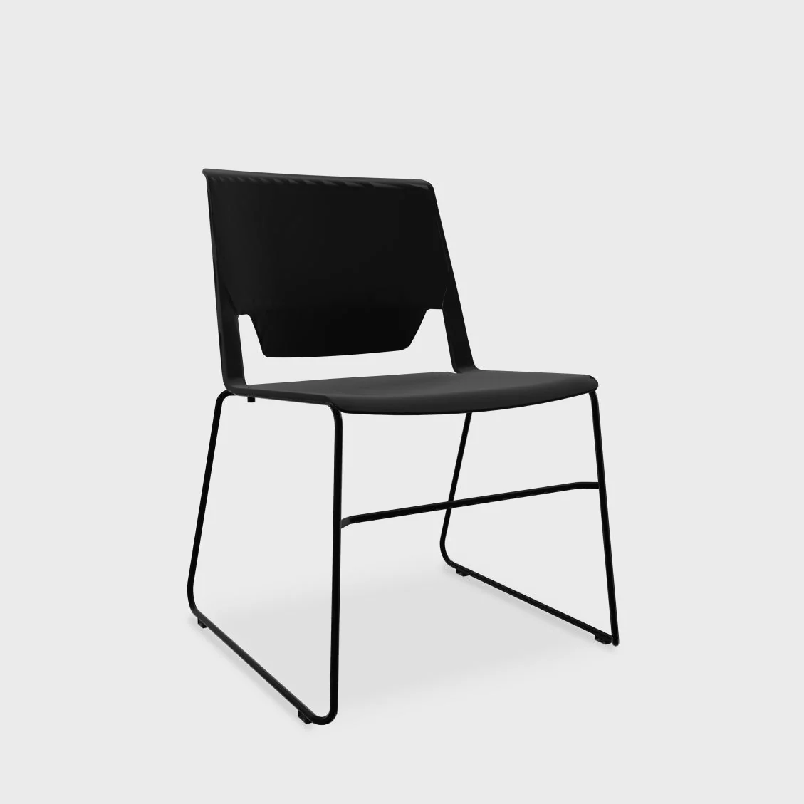Very Wireframe Stacking Chair - Image 3